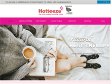 Tablet Screenshot of hotteeze.com